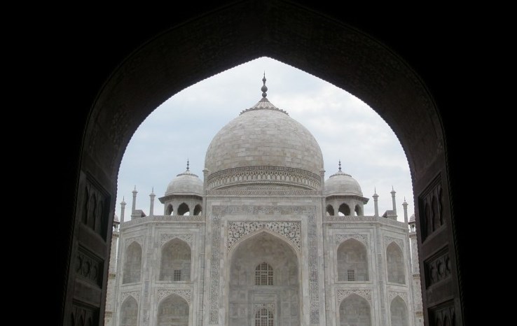 View of Taj Mahal from the Guest House, Lisa Hill